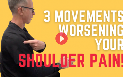 3 Daily Movements That Could Be Worsening Your Shoulder Pain! Must-Know Tips