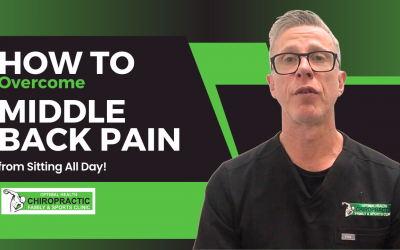 How to Overcome Middle Back Pain from Sitting All Day!